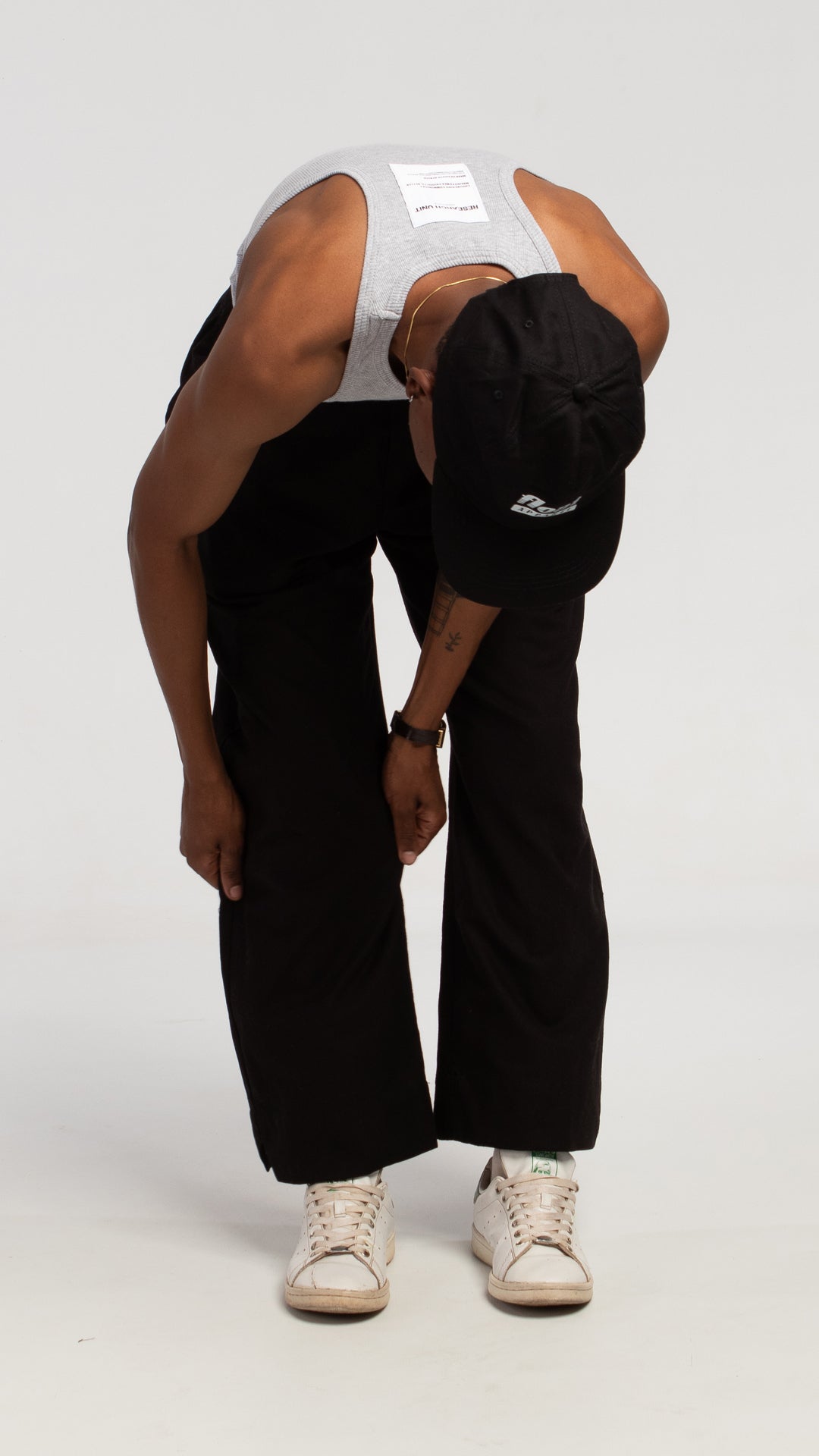 black basic unisex pants