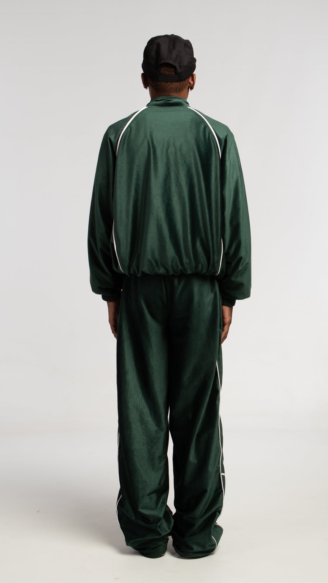 emerald green unisex tracksuit jacket