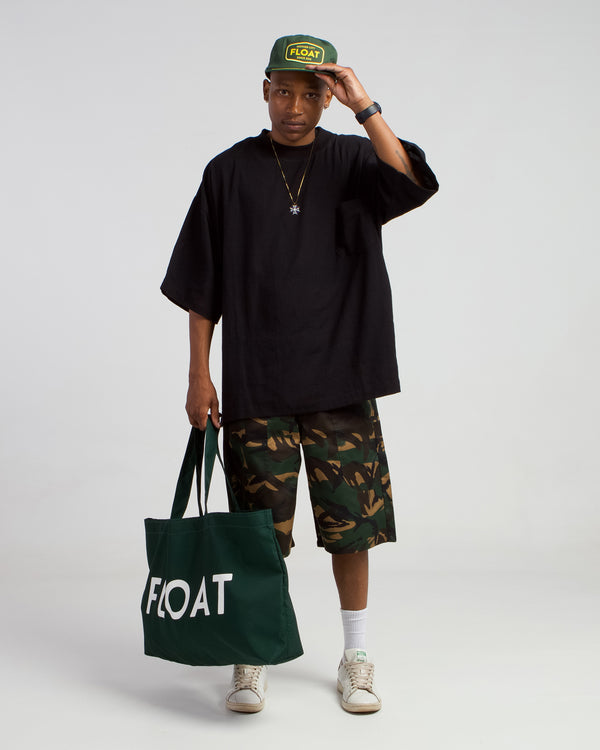 black oversized t-shirt