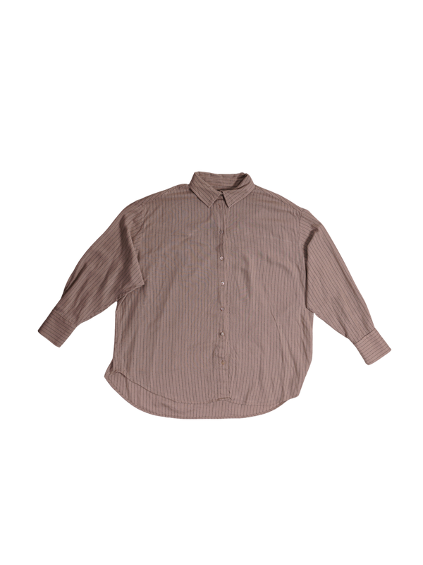 linen striped shirt