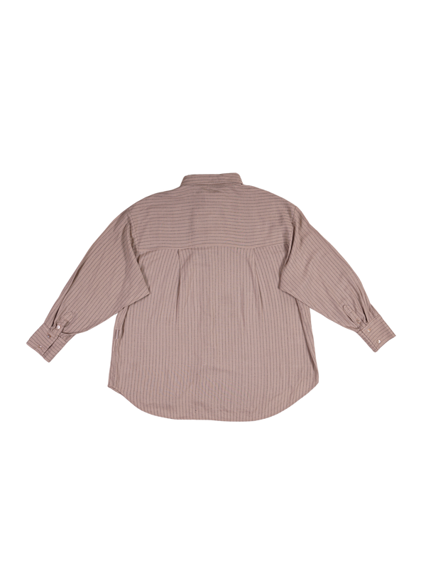 linen striped shirt