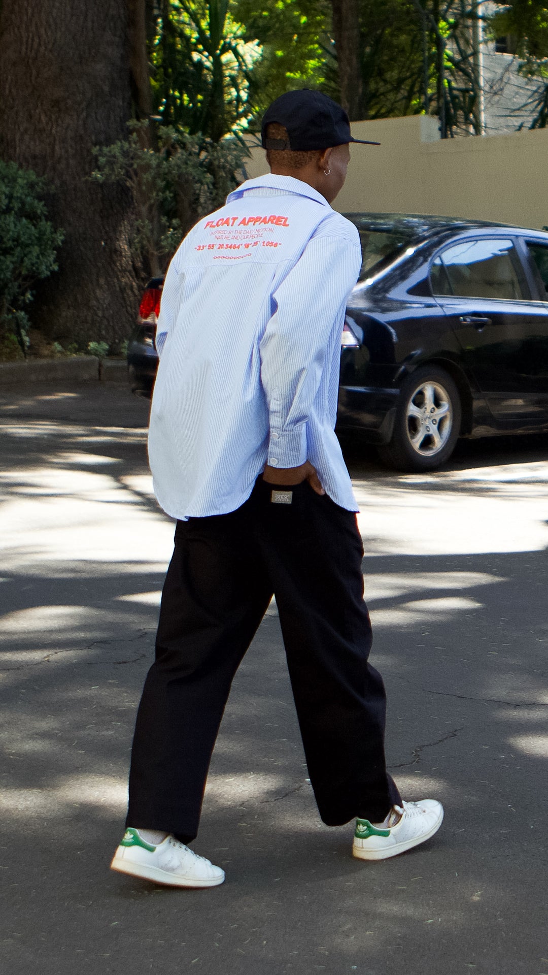 black basic unisex pants