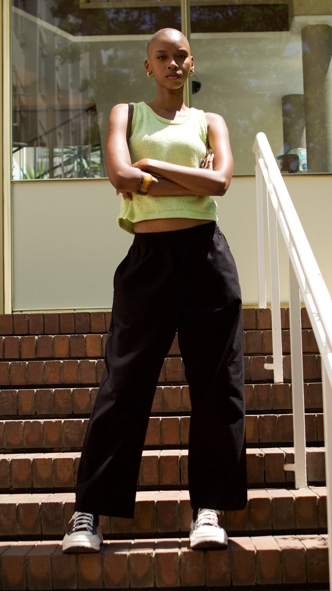 black basic unisex pants