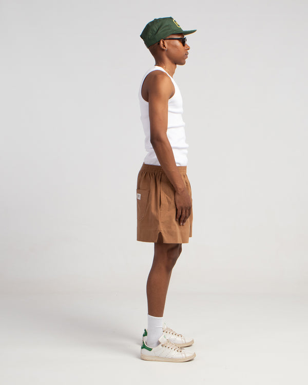 white rib vest