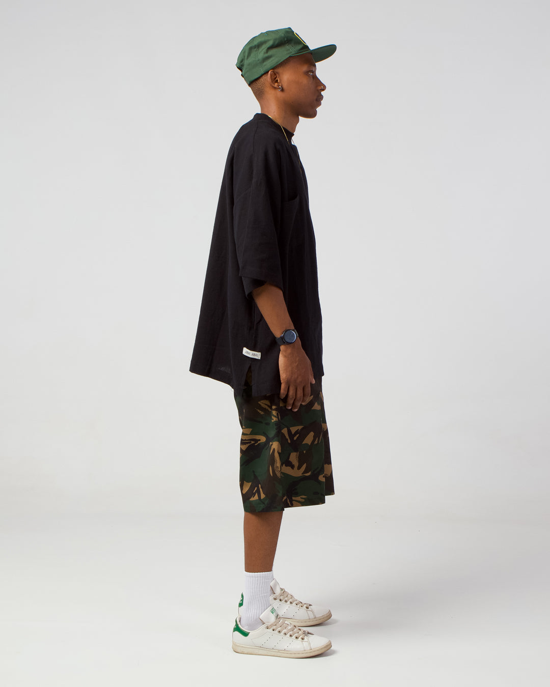 black oversized t-shirt