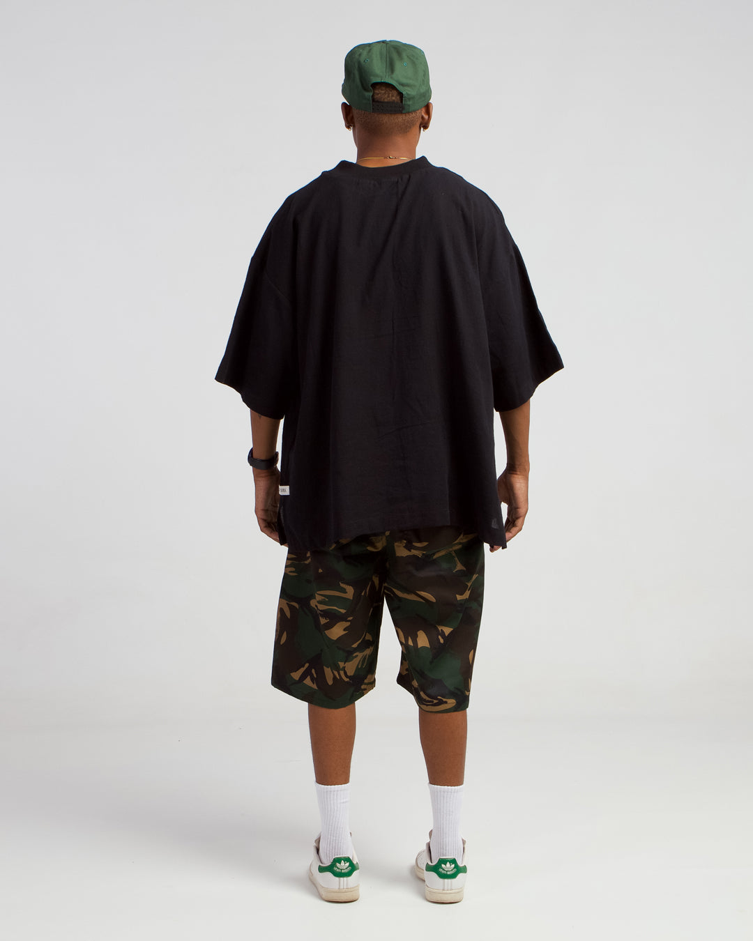 black oversized t-shirt