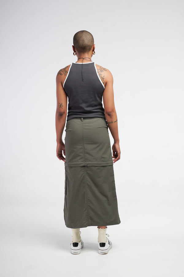 navy rib vest