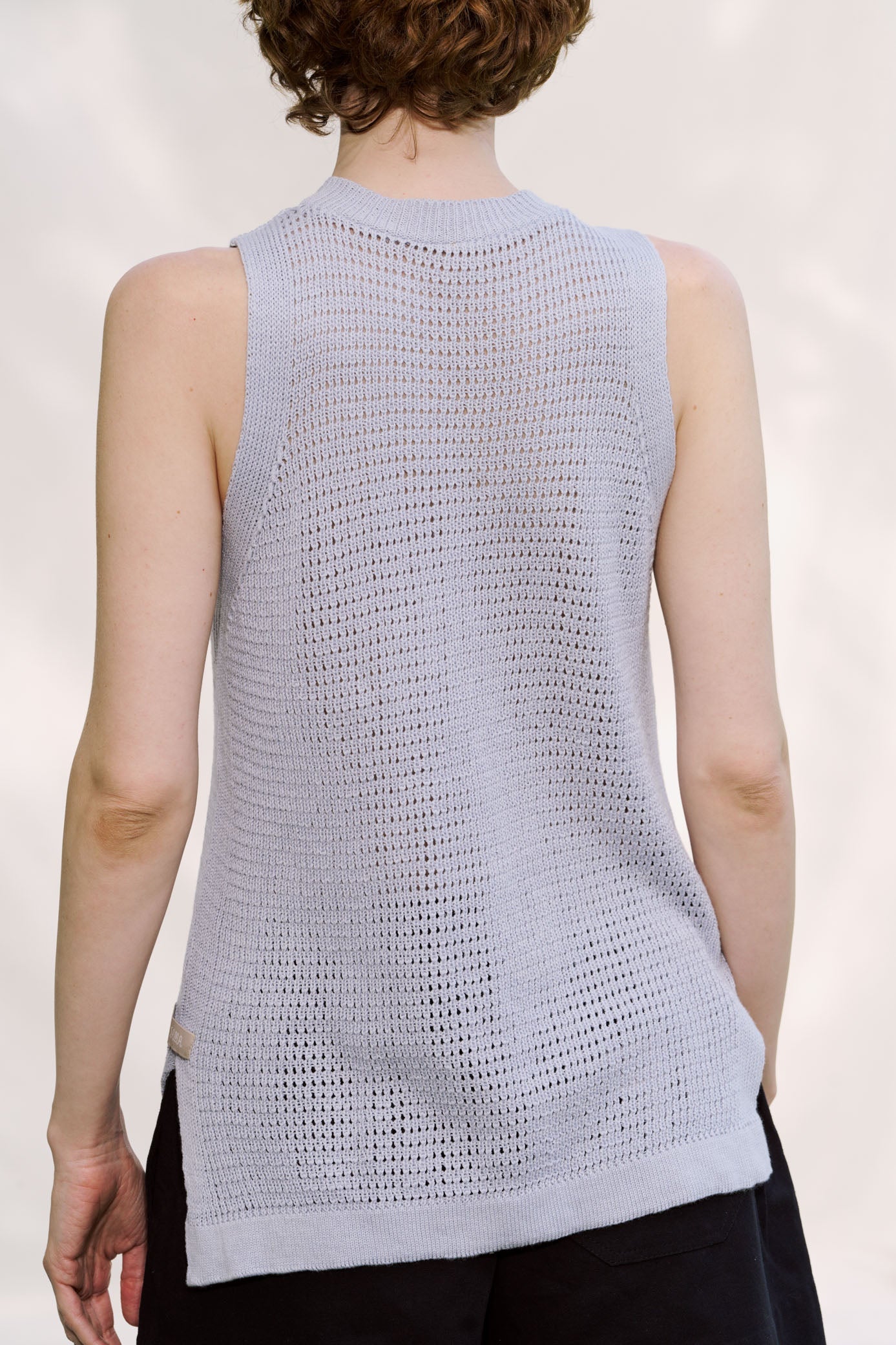 Mash Cotton Vest - Cloud